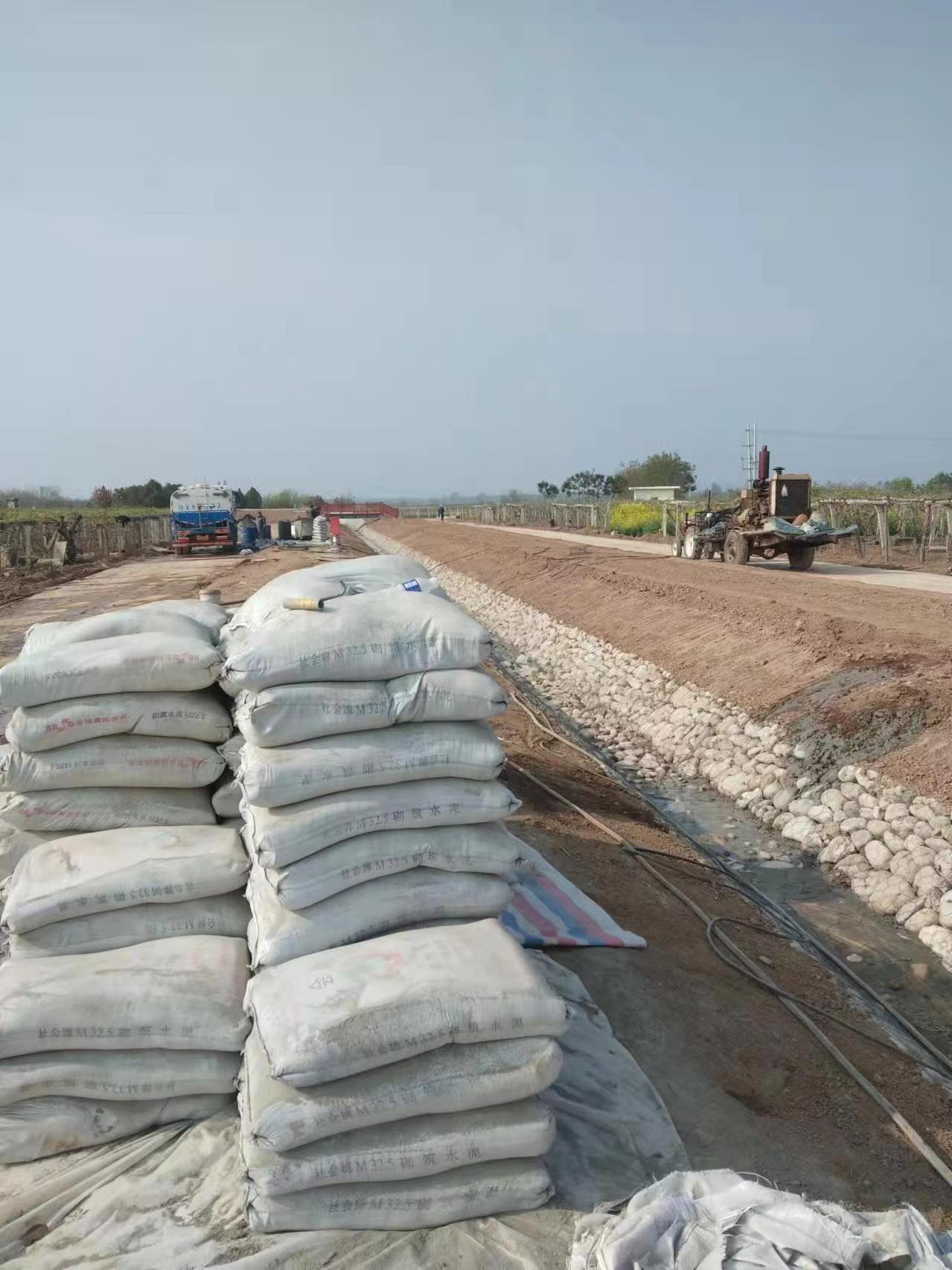 干河街道水泥注浆